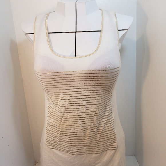 M Vanilla Sugar Sleeveless Gold thread cute - Picture 6 of 6